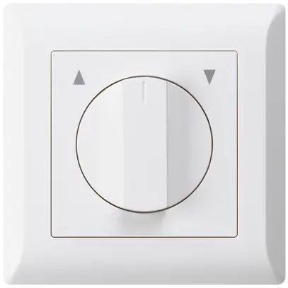 Interruttore/tasto rotativo INC per tapparella KLI bianco 