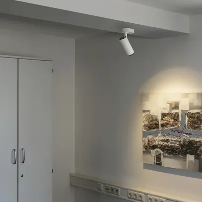 Spot LED SLV NUMINOS SPOT M PHASE 20W 1970lm 3000K 36° Ø85×185mm blanc 