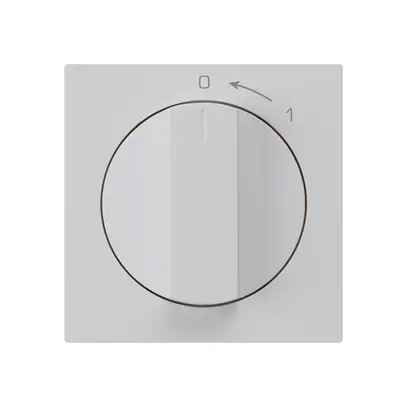 Kit frontale per contatto rotativo grigio chiaro 60×60mm kallysto 0<-1 