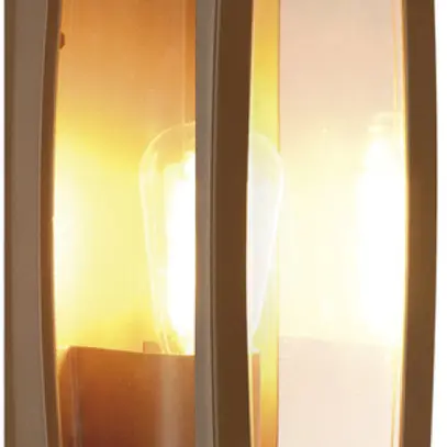 Wandleuchte SLV MERIDIAN BOX, E27 20W IP54 rostfarben 