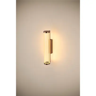 Applique LED SLV QUIMERA 8.2W 320lm 927/930 VAR Ø76×413mm cuivre 