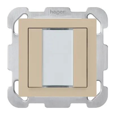 Poussoir ENC kallysto B KNX 2× s/e-link beige 