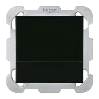 Termostato ambiente INC Hager basico B KNX nero 