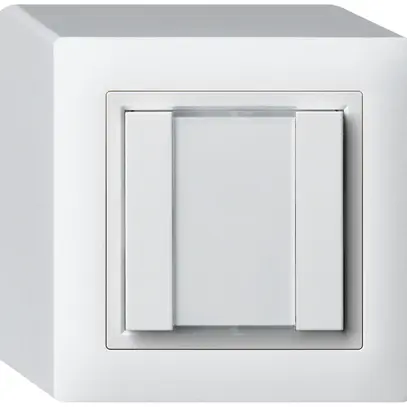 Poussoir universel AP 2×kallysto avec LED blanc 