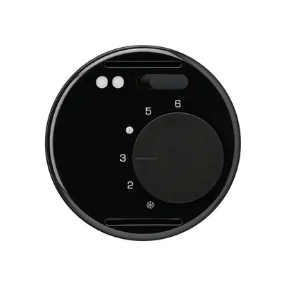 Insert pour thermostat d'ambiance ENC basico noir pour plancher chauffant 