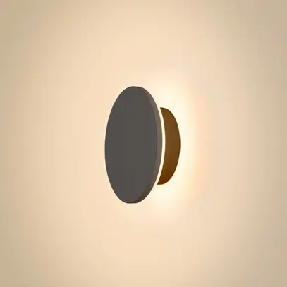 Applique LED SLV D-RING S 7.5W 630lm 827/830 IP65 REG indiretto Ø160mm nero 