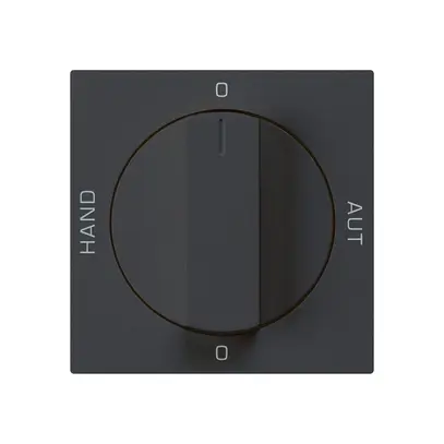 Intérieur pour interrupteur rotatif 0-Man-0-Aut. kallysto 2/1L noir avec manette 
