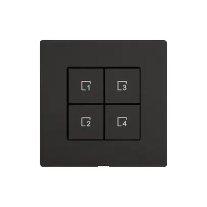 Commande pour poussoir scènes EDIZIO.liv Wiser SNAPFIX® 4 scènes 4T no 