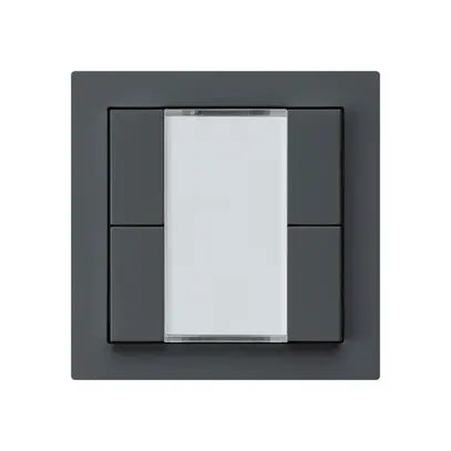 Poussoir ENC kallysto A KNX 4× s/e-link anthracite 