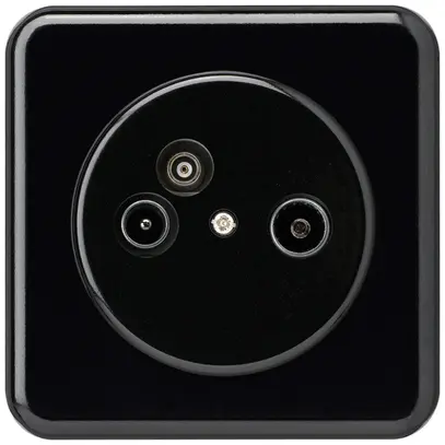 UP-Antennendose TV-R-Daten basico C 14dB schwarz 