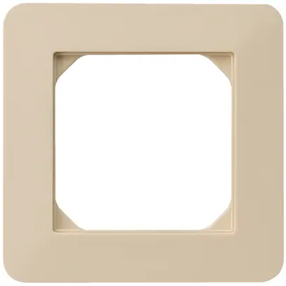 Cadre de recouvrement ENC kallysto.trend 1×1 beige 94×94mm 