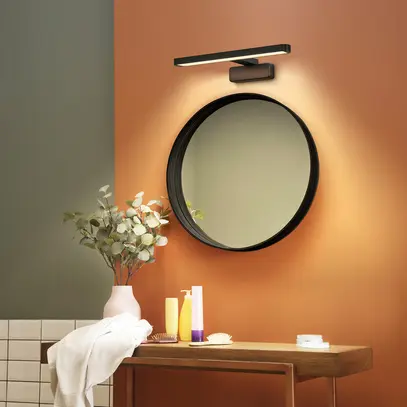 Applique LED LEDVANCE ORBIS Bathroom 7W 300lm 3000/4000K IP44 nero 