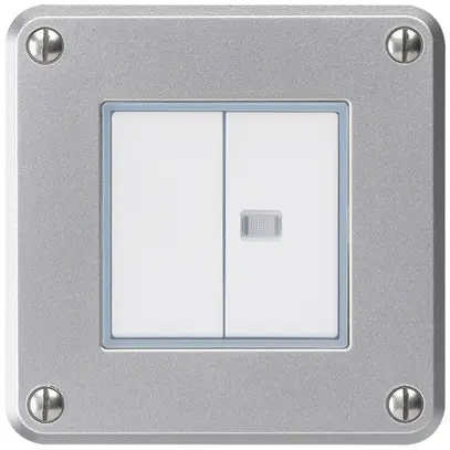 Interruttore INC robusto IP55 schema 3+3 1×illuminato alluminio 