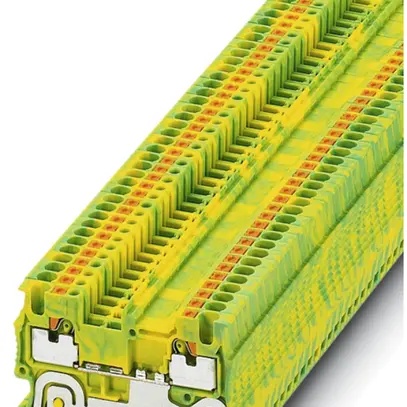 Morsetto di passaggio Push-In CLIPLINE 0.14…1.5mm² verde/giallo 