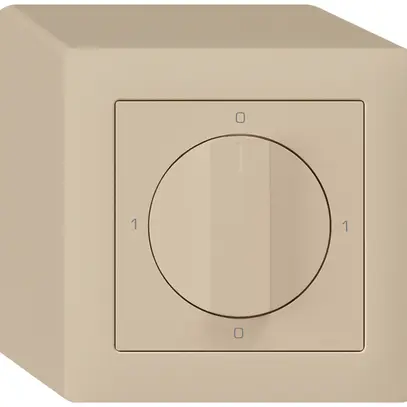 Interruttore rotativo AP kallysto 0/3L beige con manopola 