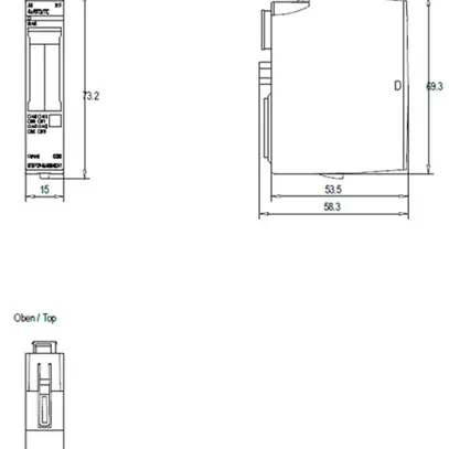 Modulo d'ingresso PLC Siemens SIMATIC ET200SP AI 4×RTD/TC HF A0/A1 CC00 