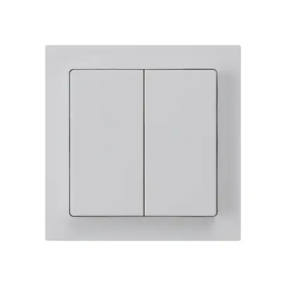 Poussoir ENC kallysto 2×A-R/1P gris clair 