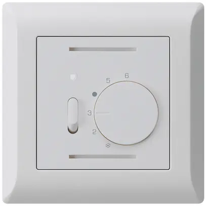 Thermostate d'ambiance ENC kallysto.line gris clair avec interrupteur 