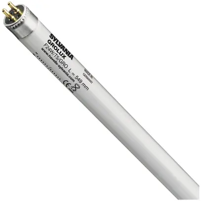 Lampada fluorescente FHO T5 G5 24W GroLux 