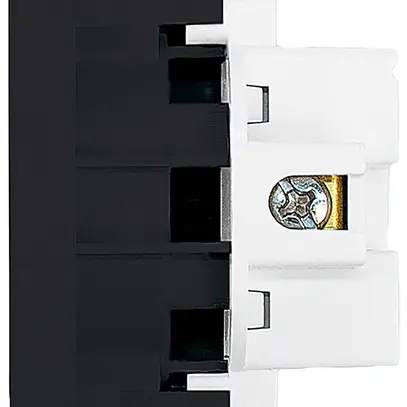 Presa FLF A. Steffen 1×tipo 13 10A 250V 62.5mm×37.5mm nero 
