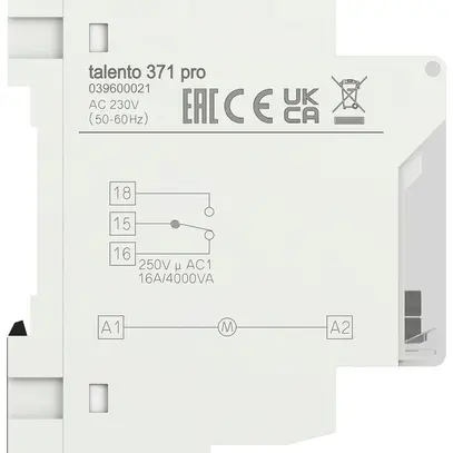 Interrupteur horaire num.AMD ELBRO talento 371 pro 230V 16A réserve 3 ans 1 can. 