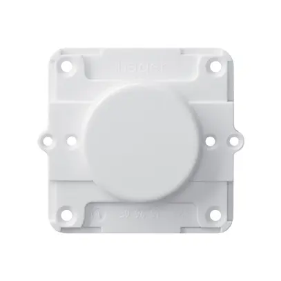 Placca cieca Hager 46mm bianco 