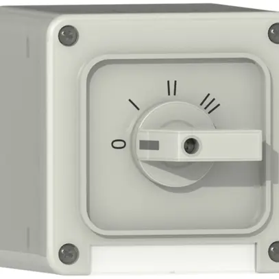 Interrupteur rotatif AP NAP SUPRA 5/2 gris 