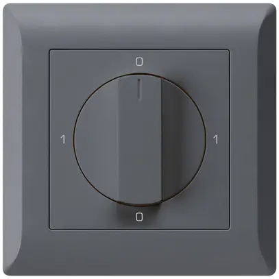 Interrupteur rotatif ENC kallysto.line 0/3L anthracite avec manette 