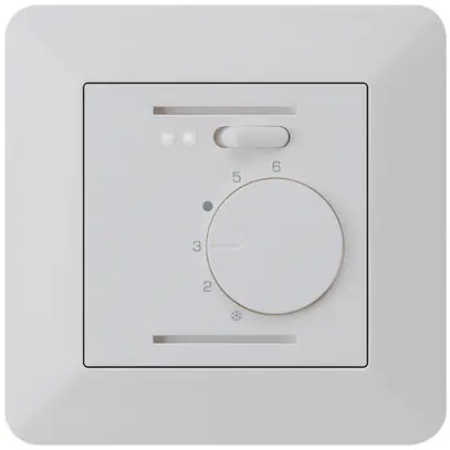 Termostato ambiente INC kallysto.trend grigio chiaro per riscaldamento pavimento 