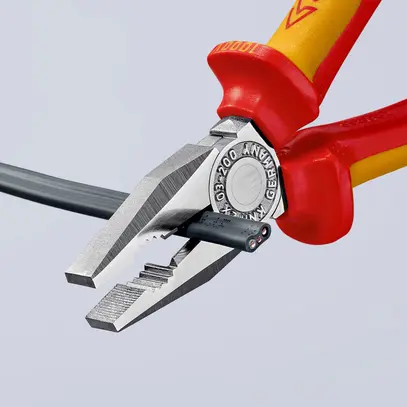 Pinza universale KNIPEX VDE 200mm Ø3.8/2.5/13mm 16mm² 
