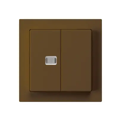 Kit frontale kallysto marrone con 1 lente 60×60mm 