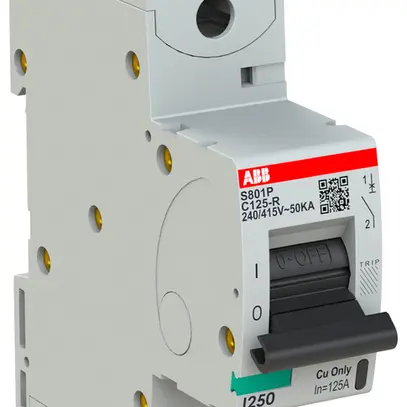 Disjoncteur ABB S801P-C125-R 1P 230V C-125A 50kA 1.5UM 