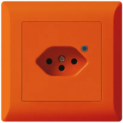 Presa INC Hager kallysto.line 1×T13 illuminato C arancione 