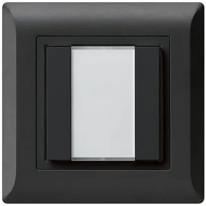 Poussoir multifonction AP kallysto.line KNX RF 2×  noir 