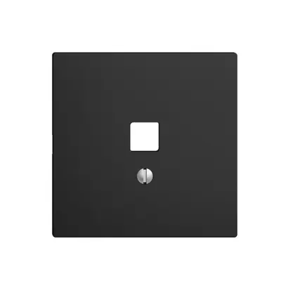 Kit frontale EDIZIOdue nero 60×60mm per interfaccia USB 