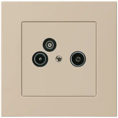 Prise pour antenne ENC R/TV/données kallysto.pro 2GHz 4dB beige 