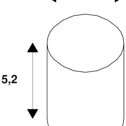 Universalhaken SLV für Stromschiene S-TRACK 3-phasig, max. 10 kg, weiss 