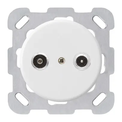 Presa d'antenna INC basico TV-R mont.B 10.5dB 2GHz bianco 