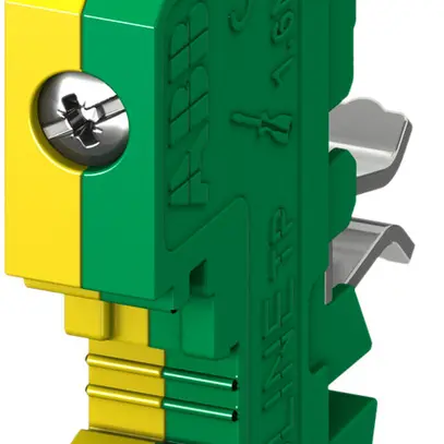 Morsetto d.protezione ABB SMISSLINE TP p.zoccolo supplementare 10mm²verde/giallo 