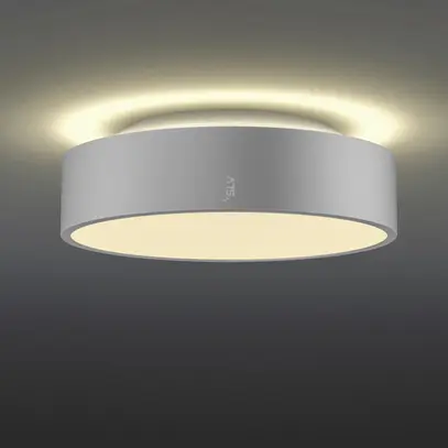 LED-Deckenleuchte SLV MEDO 30 12W 1200lm 927/930/940 IP50 DIM Ø280mm grau 