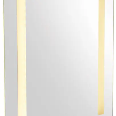 Miroir mural LED SLV TRUKKO, 2×4.3W 250lm 3000K IP44 chromé 