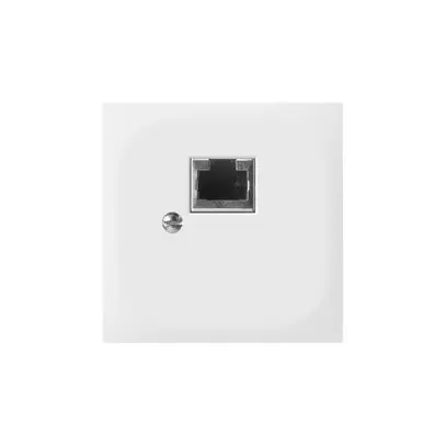 Einsatz SIDUS E 1×RJ45 weiss glänzend 