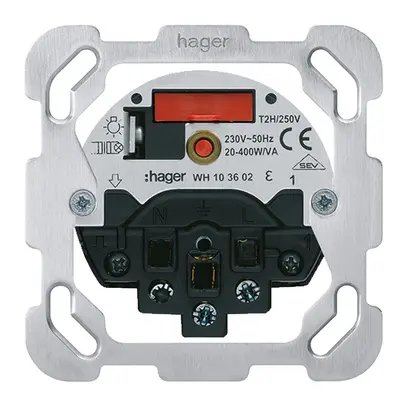 Inserto combinazione I varialuce+T13 F Hager ritardo fase ascendente 20…400W/VA 