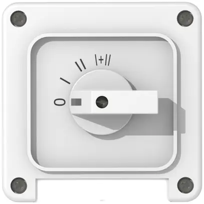 Interruttore rotativo AP NAP SUPRA CO 1/1 bianco 