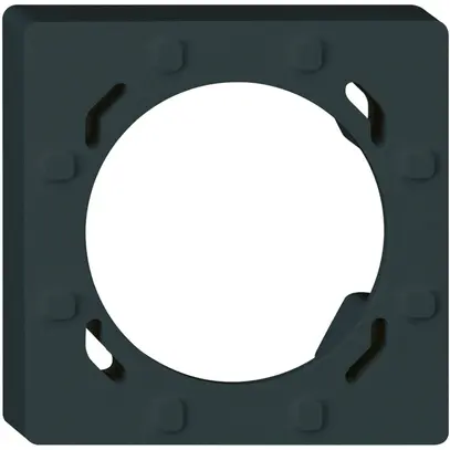 Quadro di rialzo Hager kallysto.line per apparecchi INC grd.I 15mm nero 