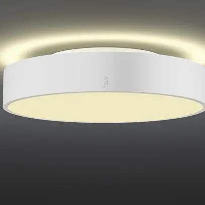 Plafonnier LED SLV MEDO PRO 40 19W 2650lm 930/940 IP50 DALI Ø380mm blanc 
