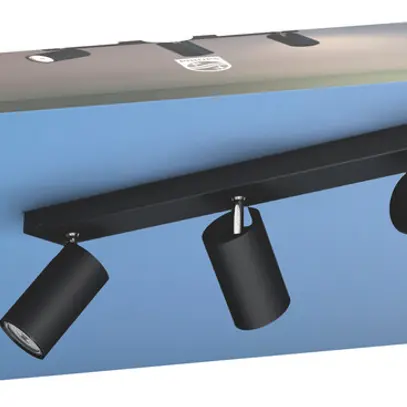 Plafoniera myLiving Kosipo, GU10 118×92×443mm IP20 nero 