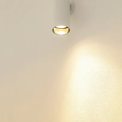 Spot SLV KAMI GU10 1×0…10W Ø55×125mm blanc/noir 