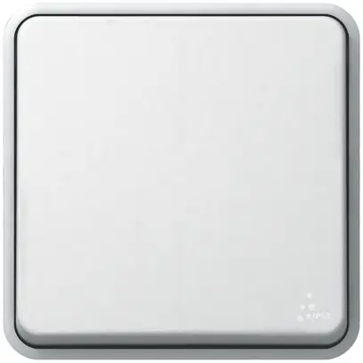 Wippschalter PLEXO 0/2L weiss 