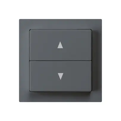 Kit frontale kallysto 60×60 antracite per interruttore/tasto per tapp.doppio 